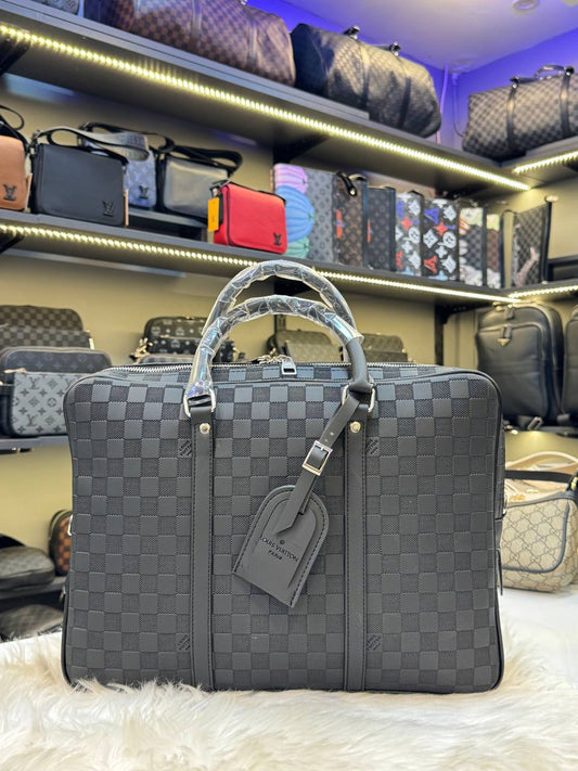 Louis Vuitton Laptop Case Damier All Black