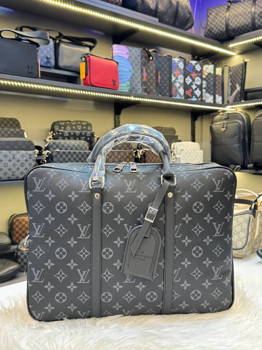 Louis Vuitton Laptop Case Black Monogram