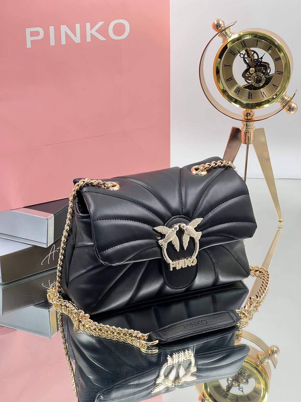 Pinko Love Μαύρη