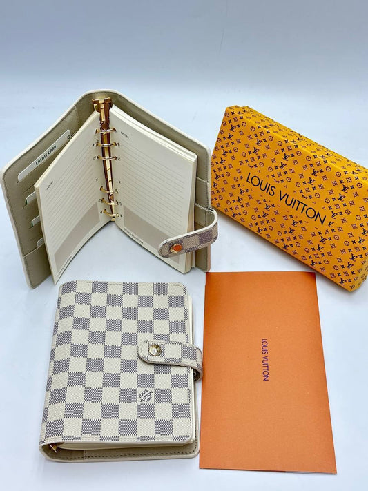 Louis Vuitton Ατζεντα Λευκή Σκακιέρα