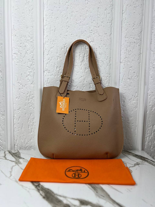 Hermès Evelyne Tote Bag Beige