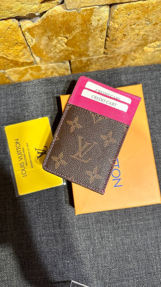 Louis Vuitton Card Holder Monogram Fuchsia