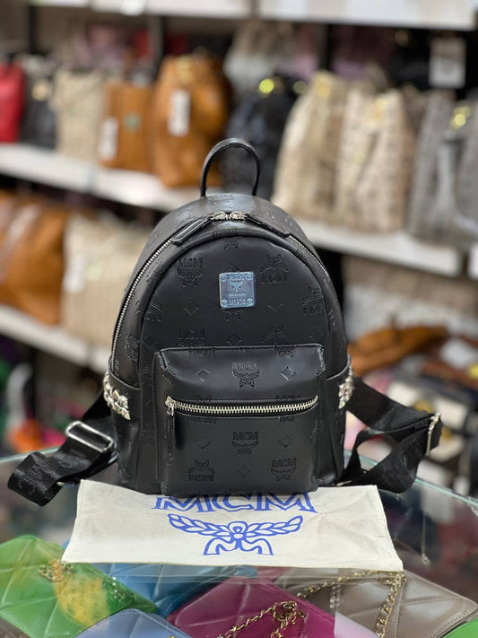MCM Stark Backpack All Black mini