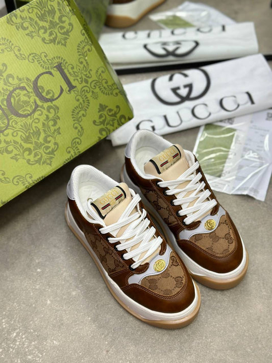 Gucci GG Supreme Brown Sneakers