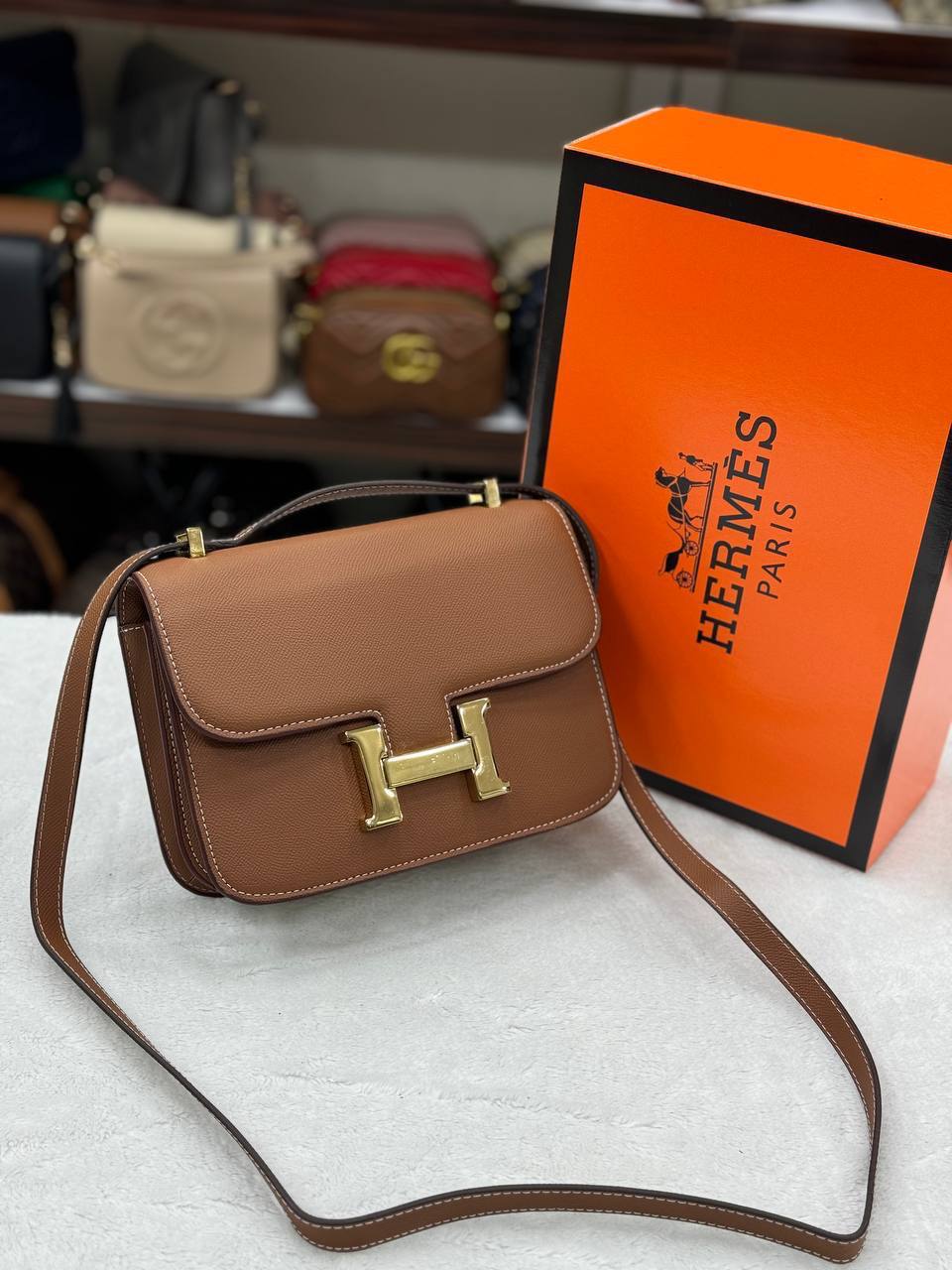 Hermès Constance Bag Brown