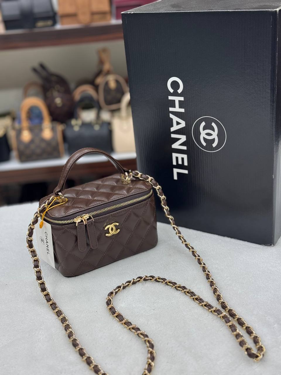 Chanel Vanity Brown