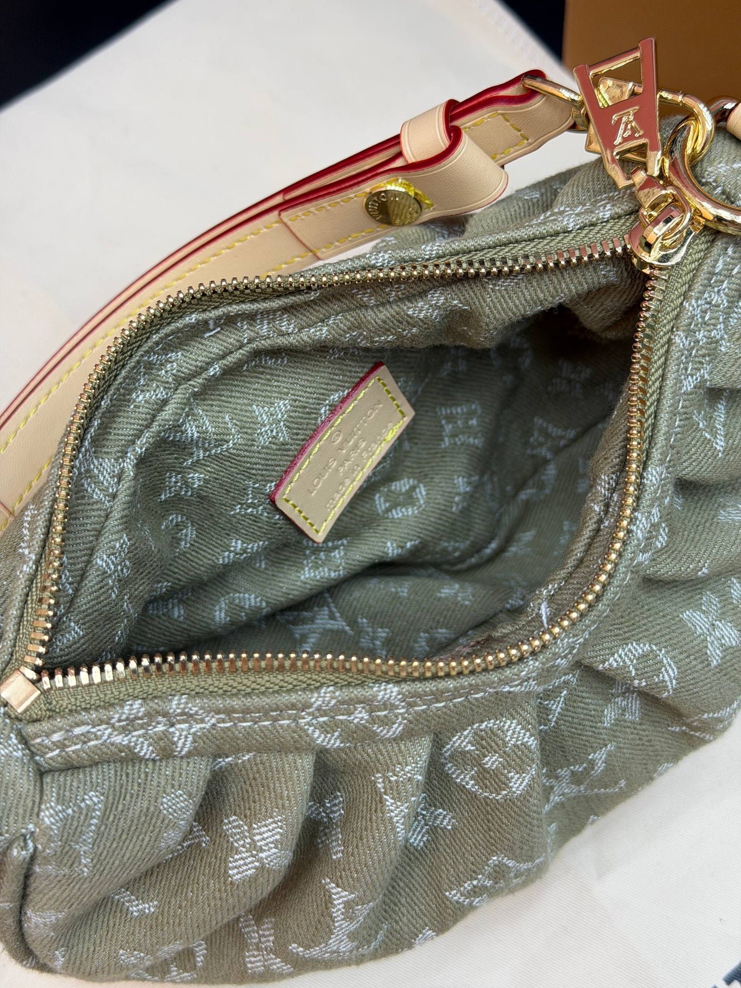Louis Vuitton Monogram Denim Croissant PM
