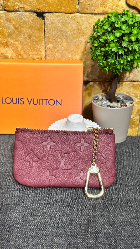 Louis Vuitton Key Pouch Empreinte Leather