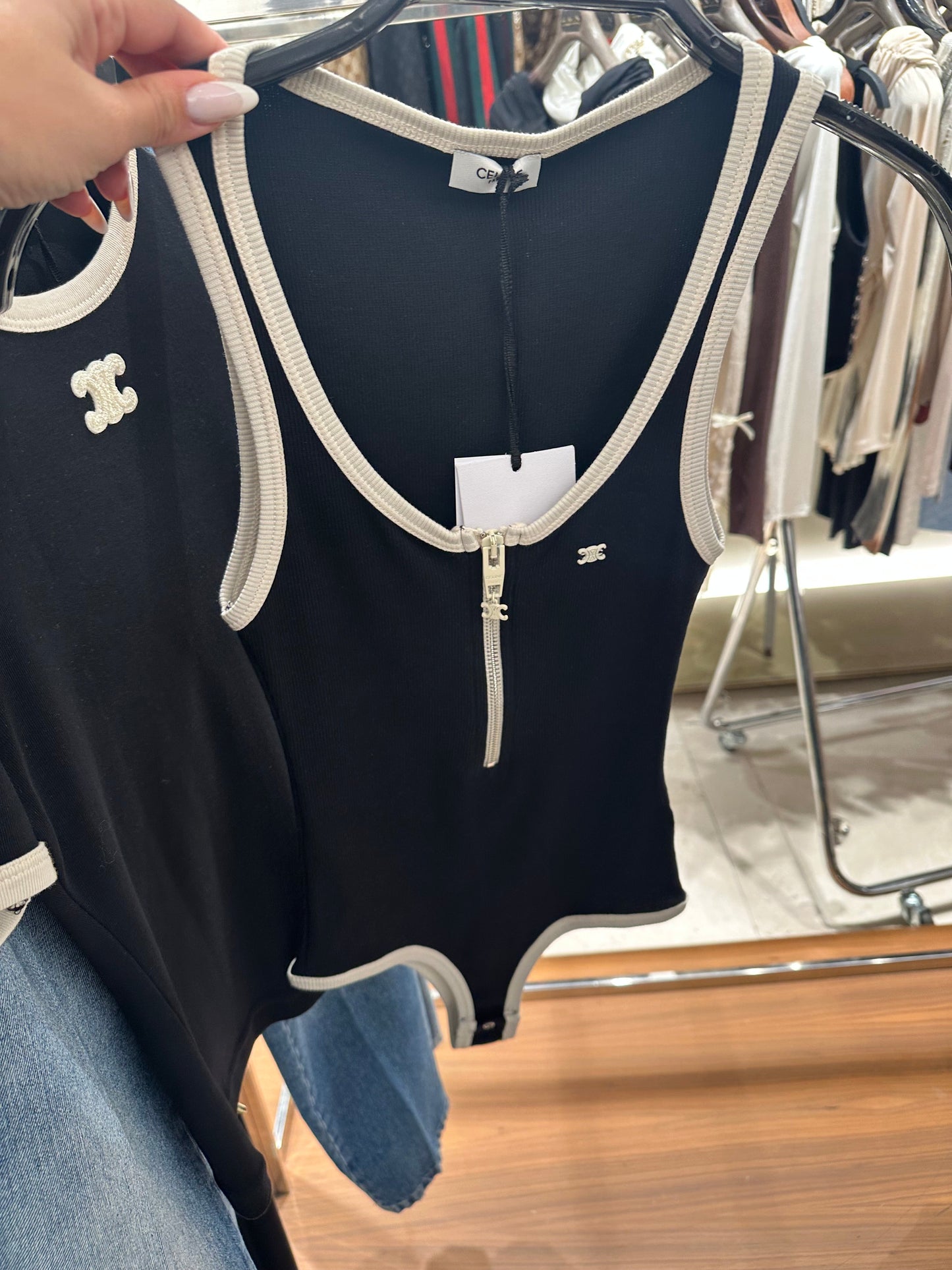 CELINE Bodysuit Black