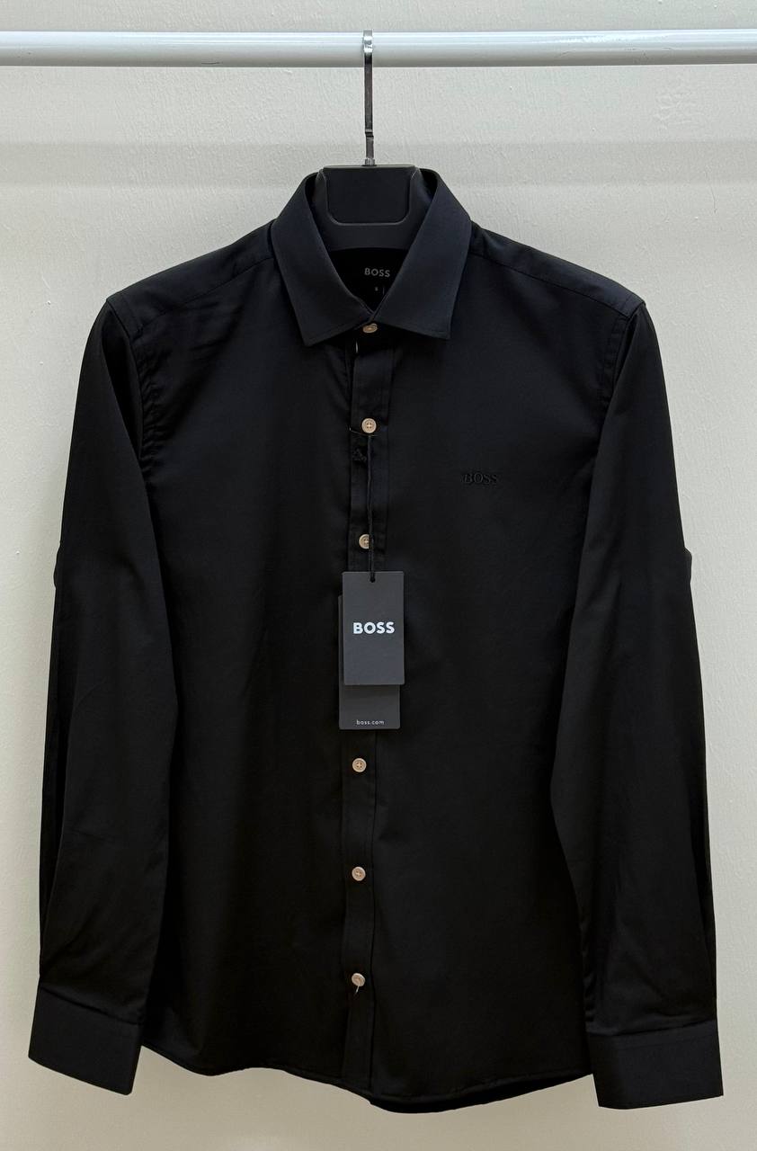 Boss Πουκάμισο Μαύρο