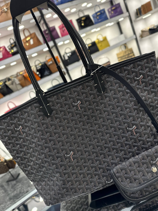 Goyard Saint Louis Tote Bag Black