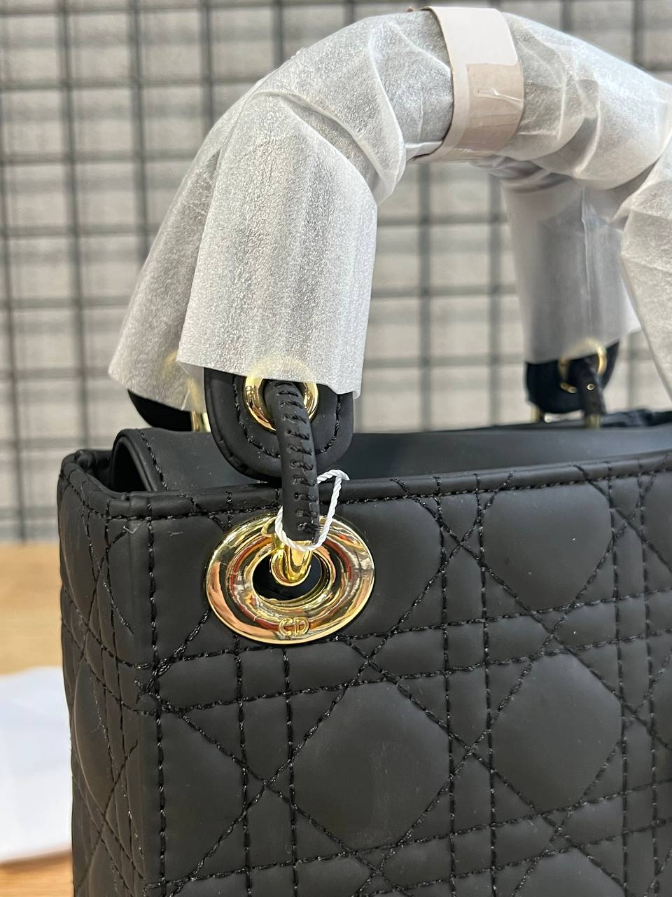 Christian Dior Lady Dior Mini Μαύρη