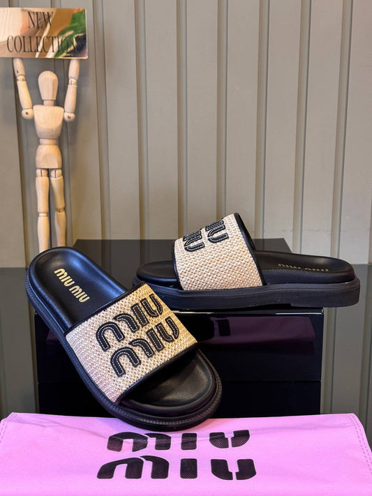 Miu Miu Sandals Black