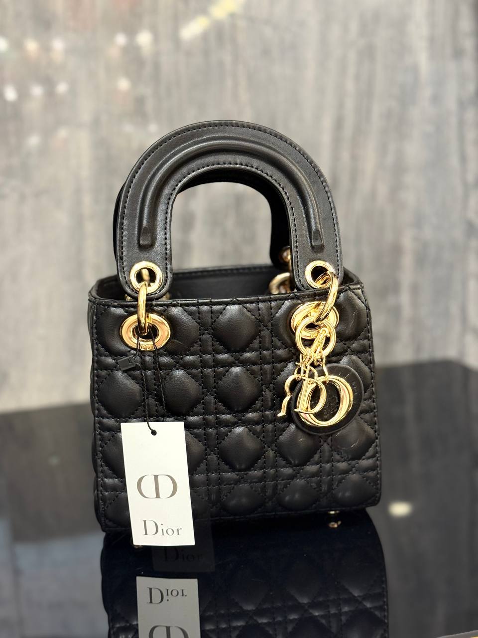 Lady Dior Μαύρη