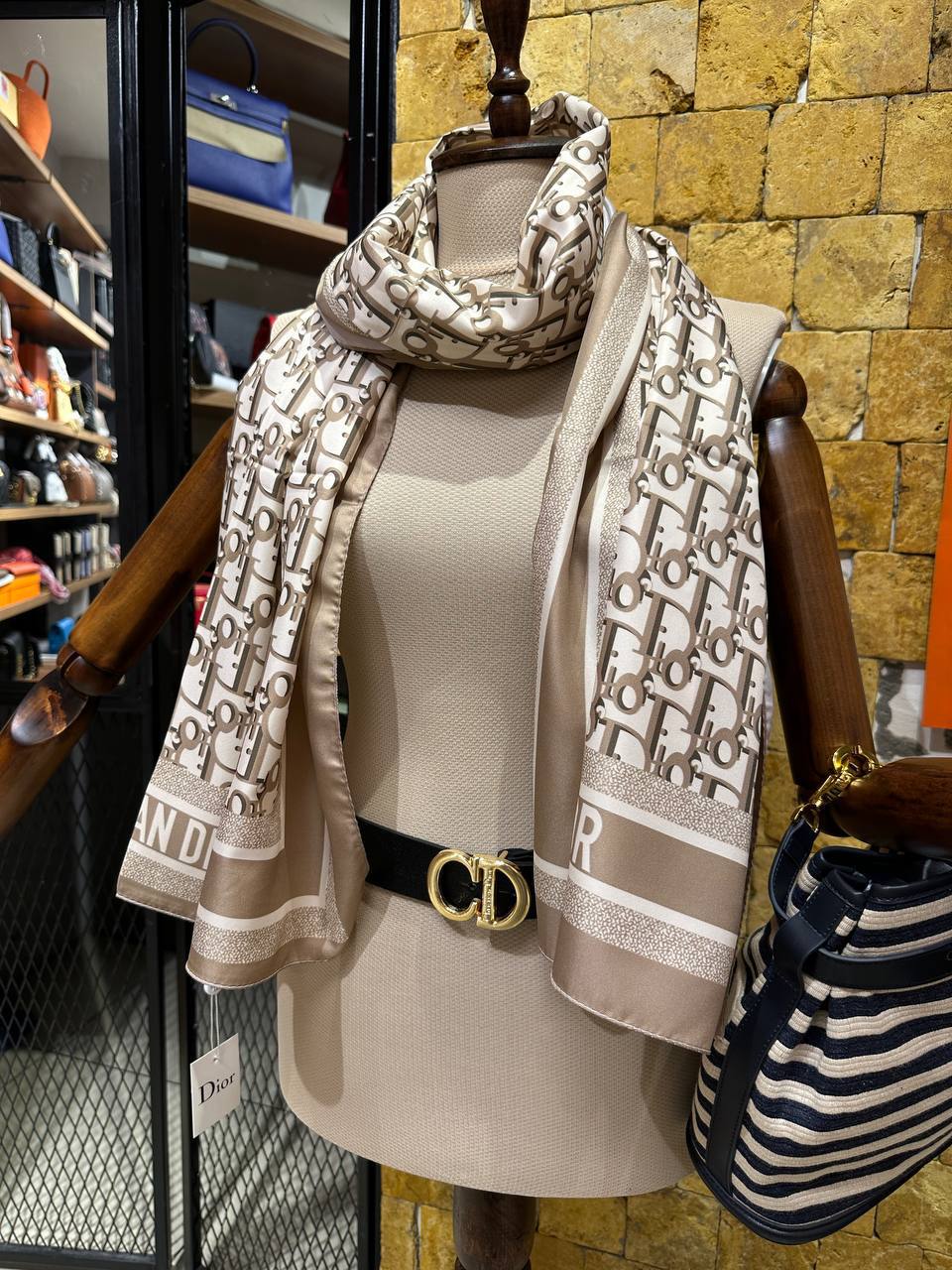 Christian Dior Scarf Μπεζ