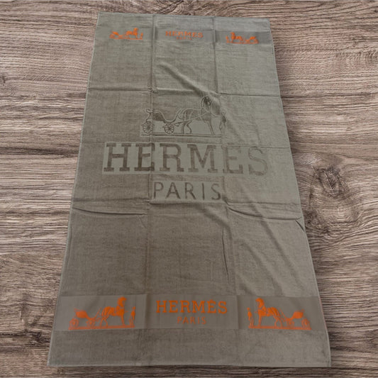 Hermès Paris Beach Towel Beige