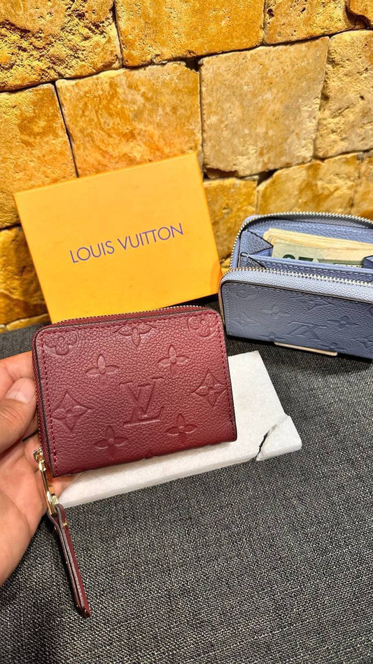 Louis Vuitton Zippy Coin Purse Empreinte Cerise