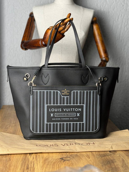 Neverfull Inside Out MM Black