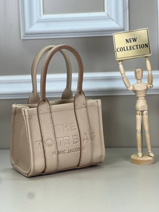 Tote Bag Medium Size Μπεζ