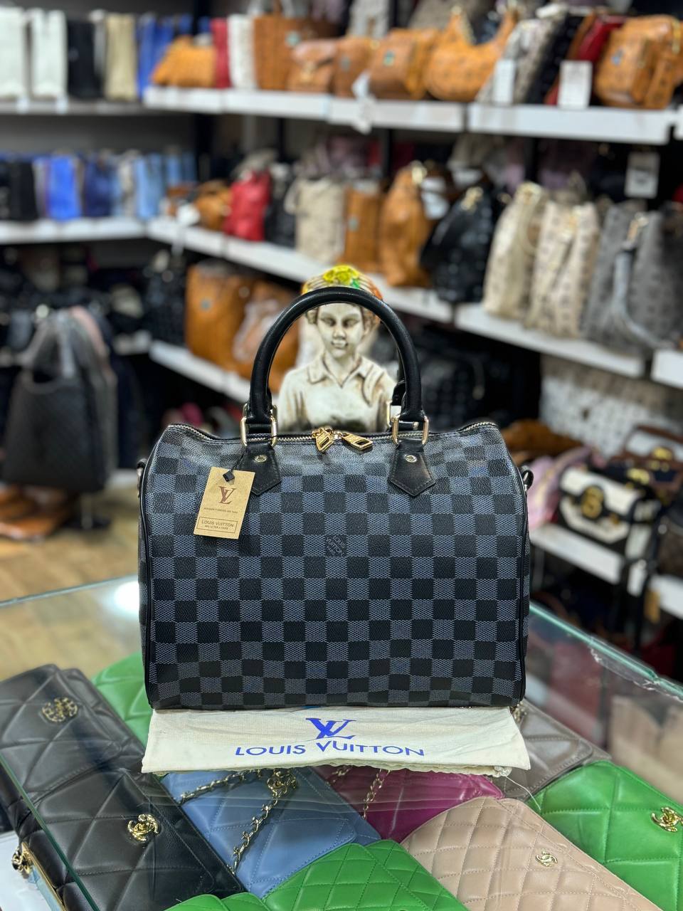 Louis Vuitton Speedy Μαύρο 30 cm