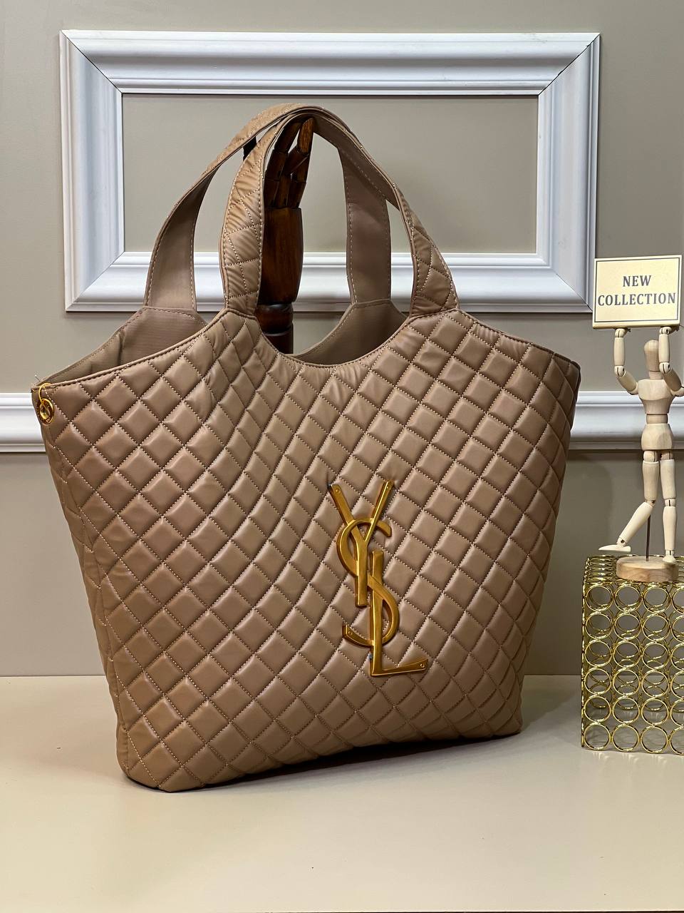 Ysl Shopping Μπεζ