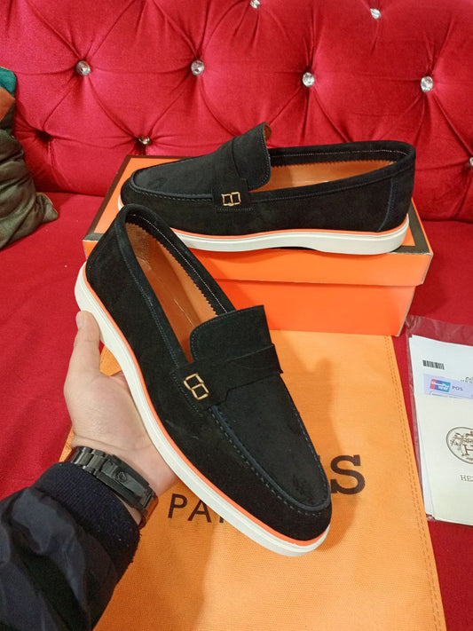 Hermes Loafers Black