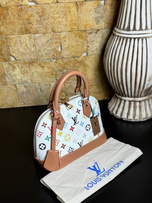 Louis Vuitton Alma BB White