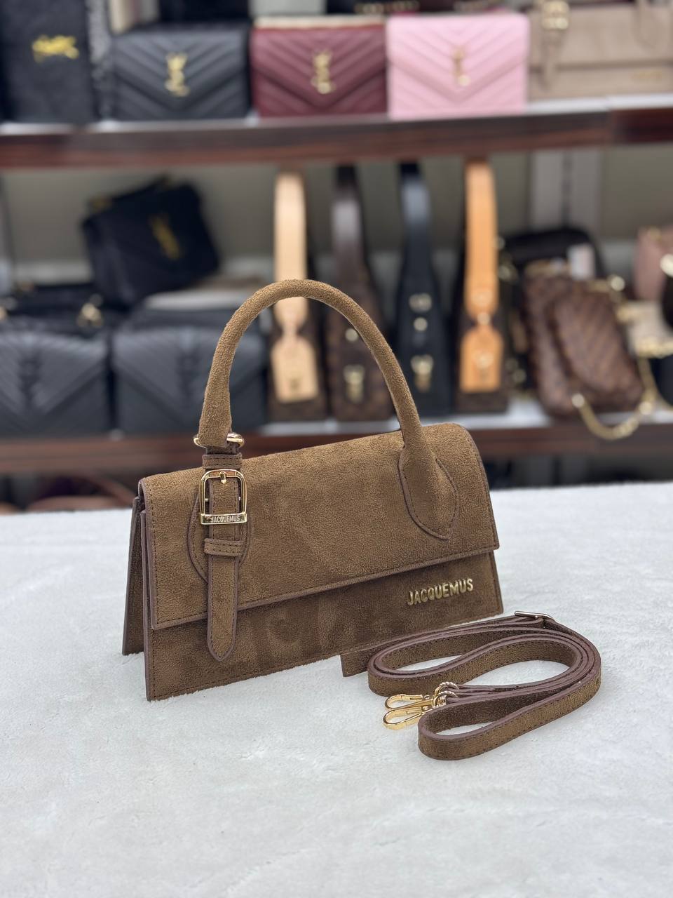 Jaquemus Suede Brown