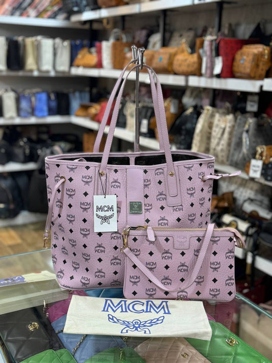 MCM Liz Shopper Pink