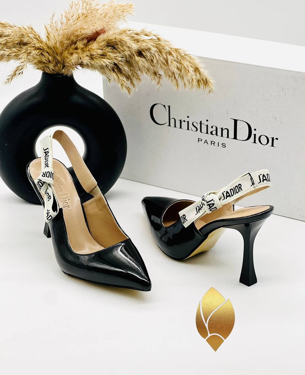 Christian Dior J’Adior Slingback Heels Μαύρα