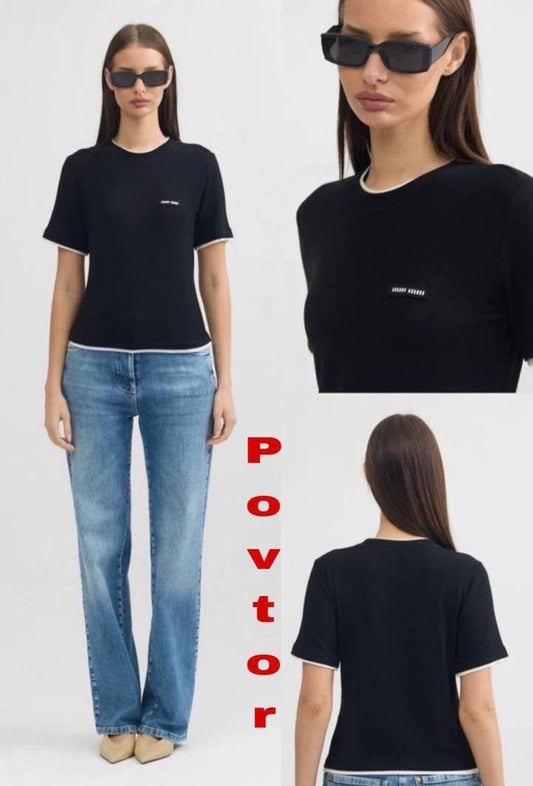 Miu Miu Tshirt Black