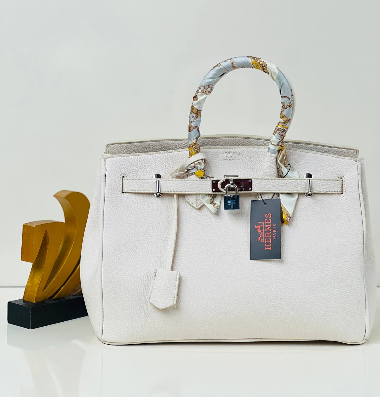 Hermes Birkin Λευκή