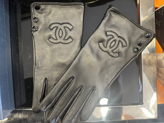Chanel Δερμάτινα Γάντια