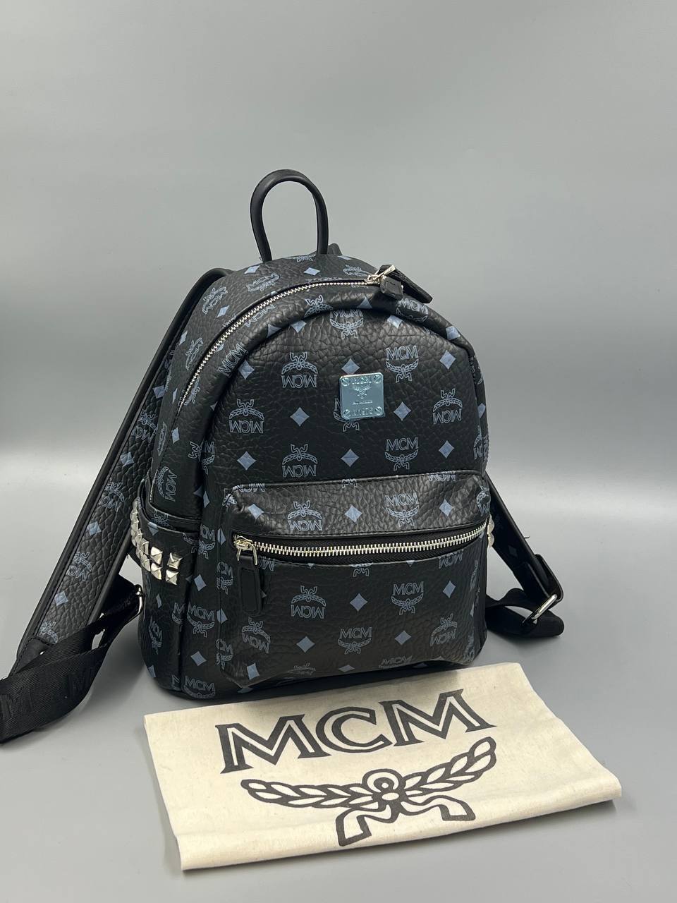 MCM Stark Backpack Black Visetos