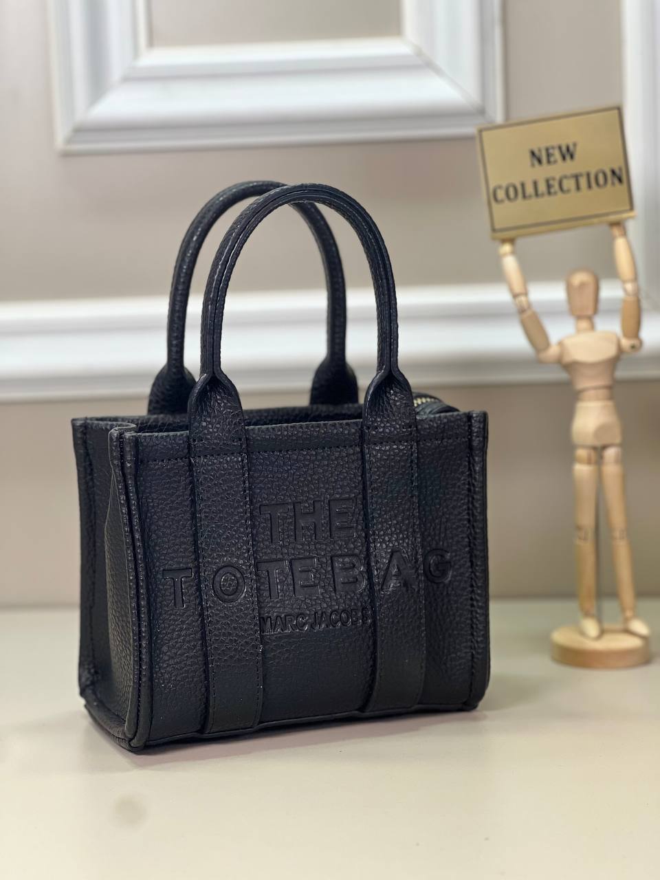 Tote Bag Μαύρη Medium Size