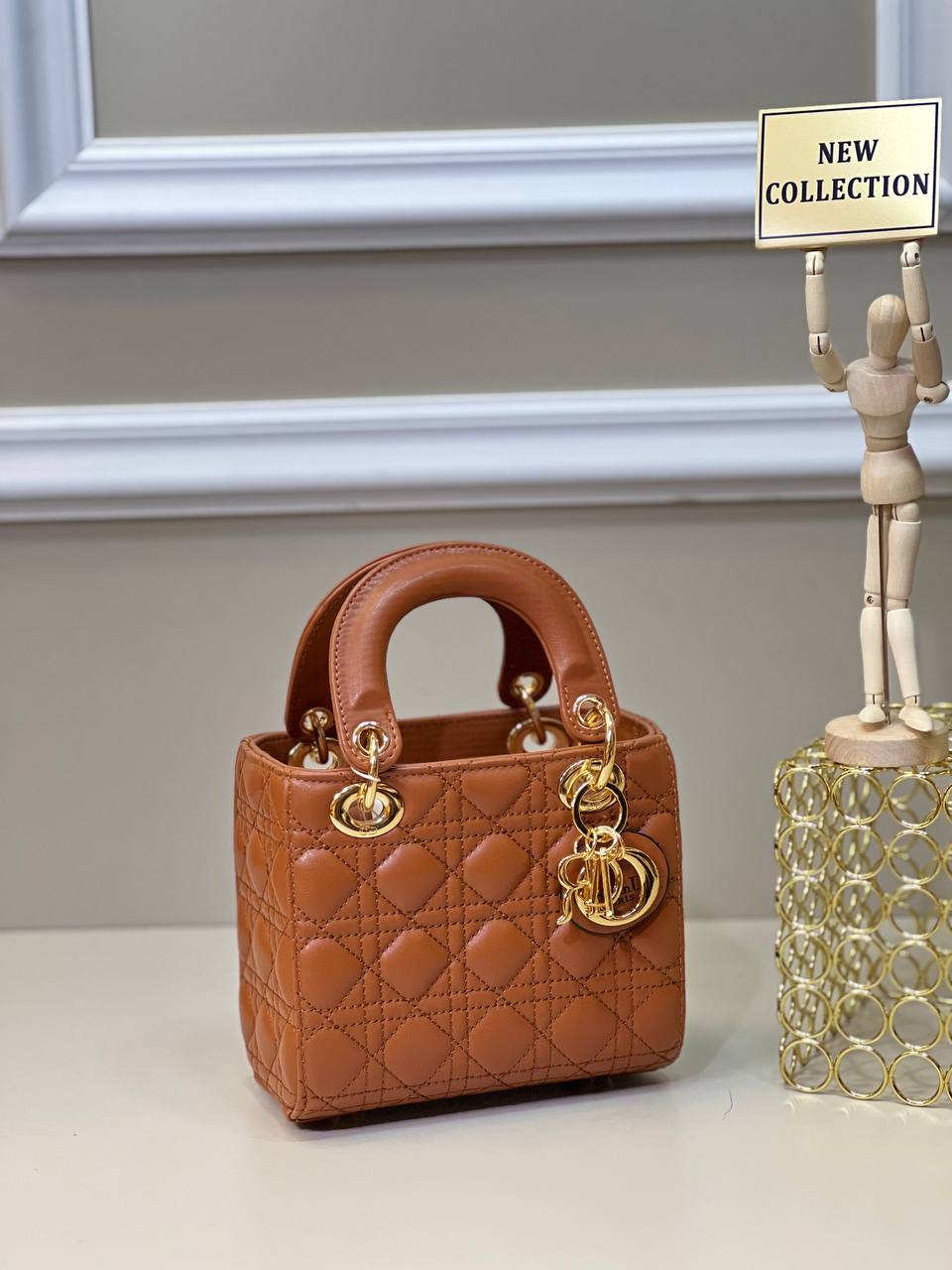 Christian Dior Lady Dior Bag Brown