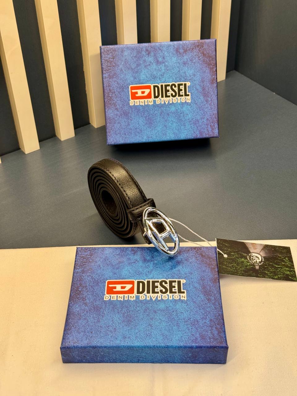 Diesel Ζώνη Ασήμι