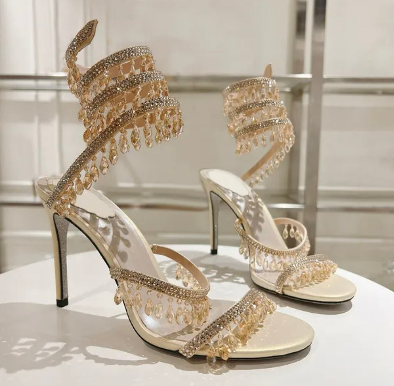 Rene Caovilla Chandelier Sandals