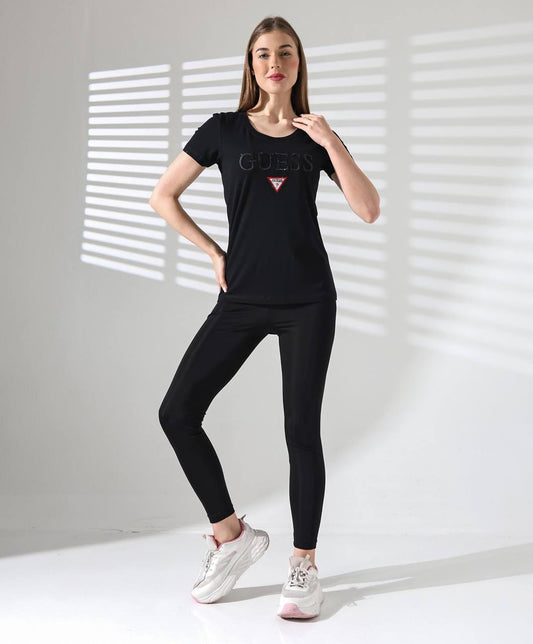 Guess Μπλουζάκι Μαύρο