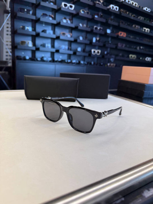 Chrome Hearts Square Sunglasses Black
