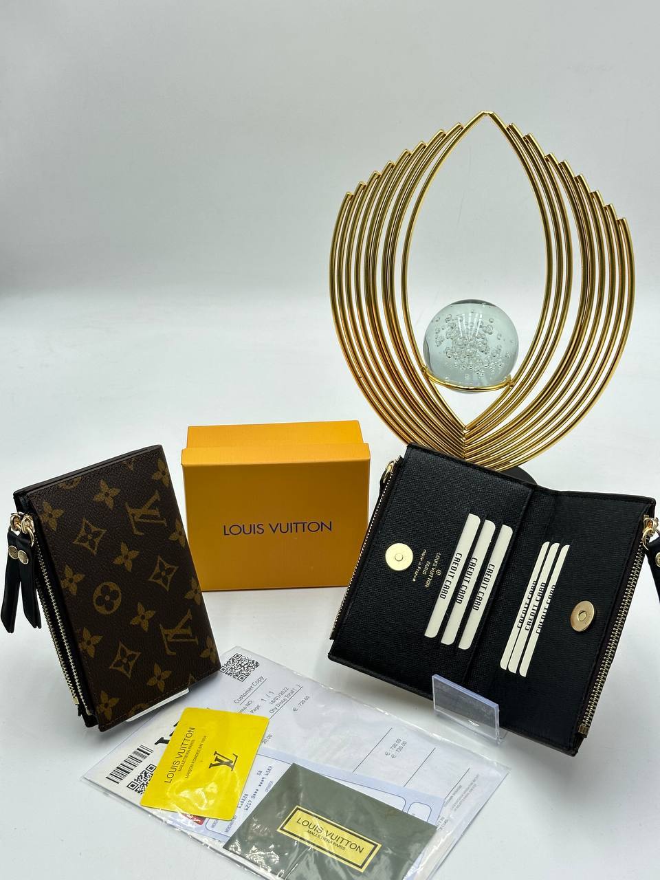 Louis Vuitton Πορτοφόλι Adele Μαύρο