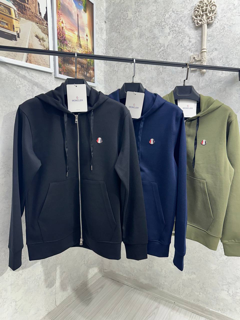 Moncler Ζακέτα Μαύρη