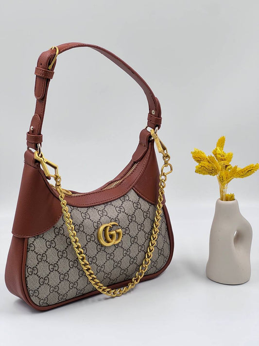 Gucci Aphrodite Brown GG Shoulder Bag