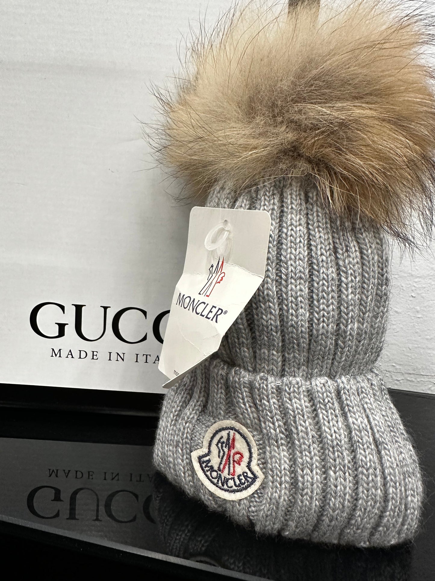 Moncler Σκουφάκι Γκρι