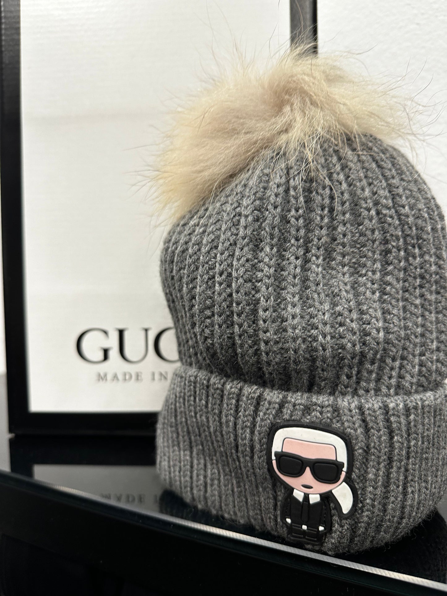 Karl Lagerfeld Σκουφάκι Γκρι