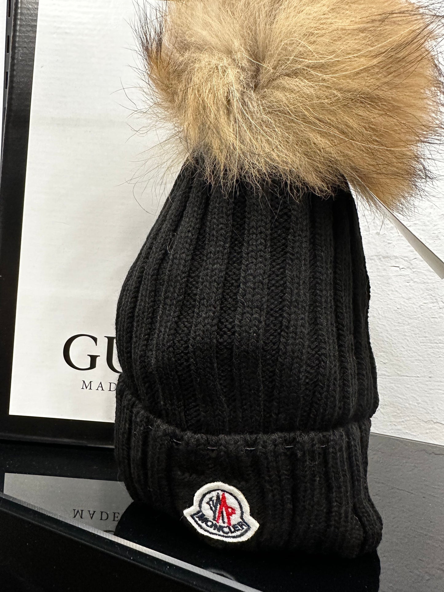 Moncler Σκουφάκι Μαύρο