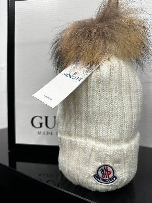 Moncler Σκουφάκι Άσπρο