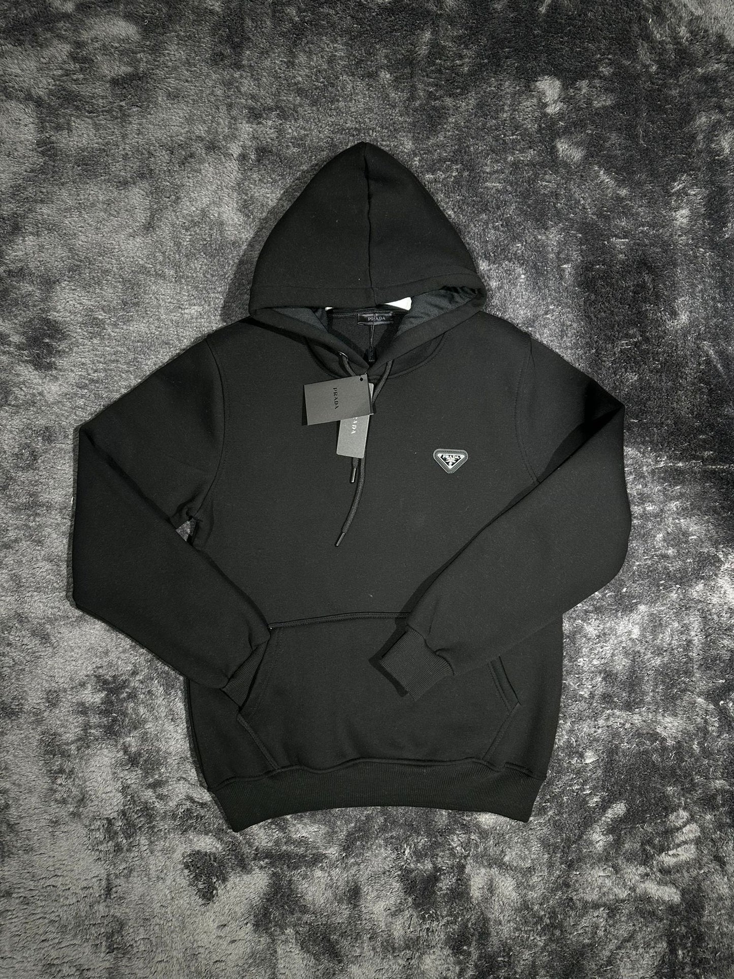 Prada Hooded Sweatshirt Black