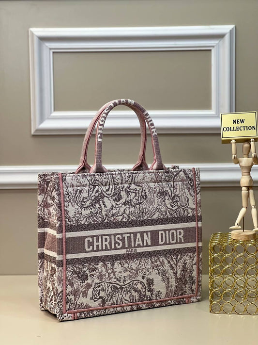 Christian Dior Book Tote Pink