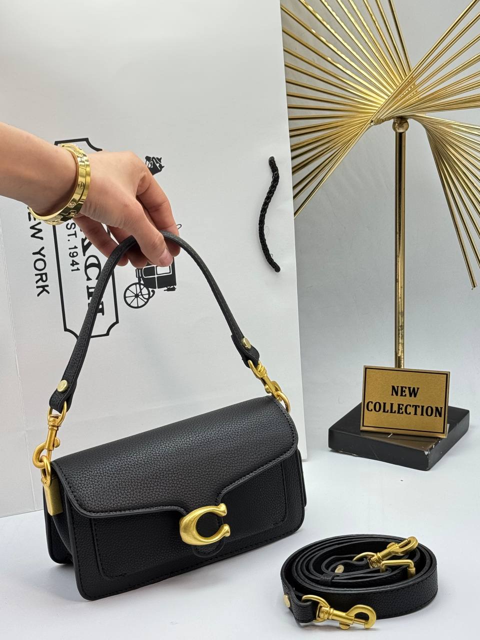 Coach Tabby Shoulder Bag Black